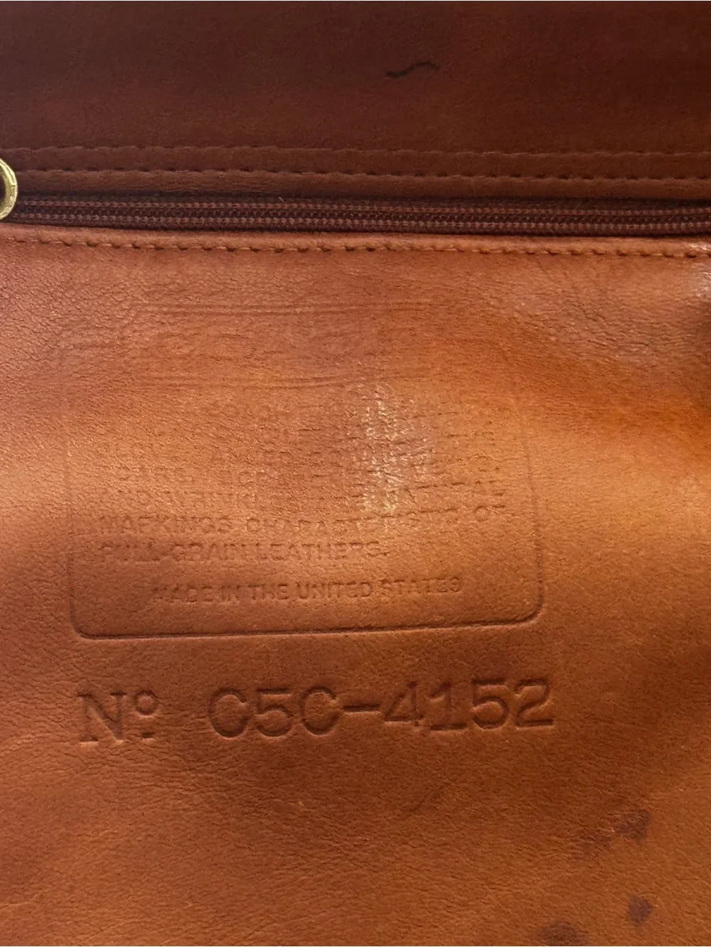 Coach vintage leather